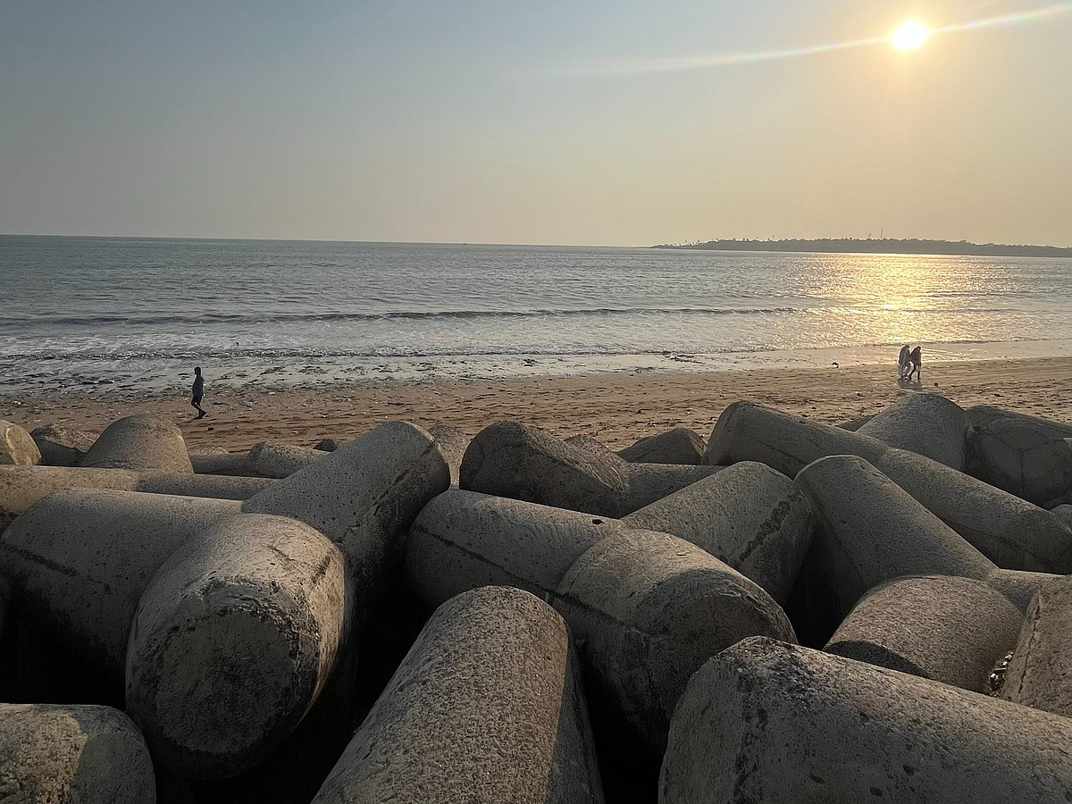 X/@amaanpatell
 : The incident took place on Monday while the man was sleeping on Versova Beach.
